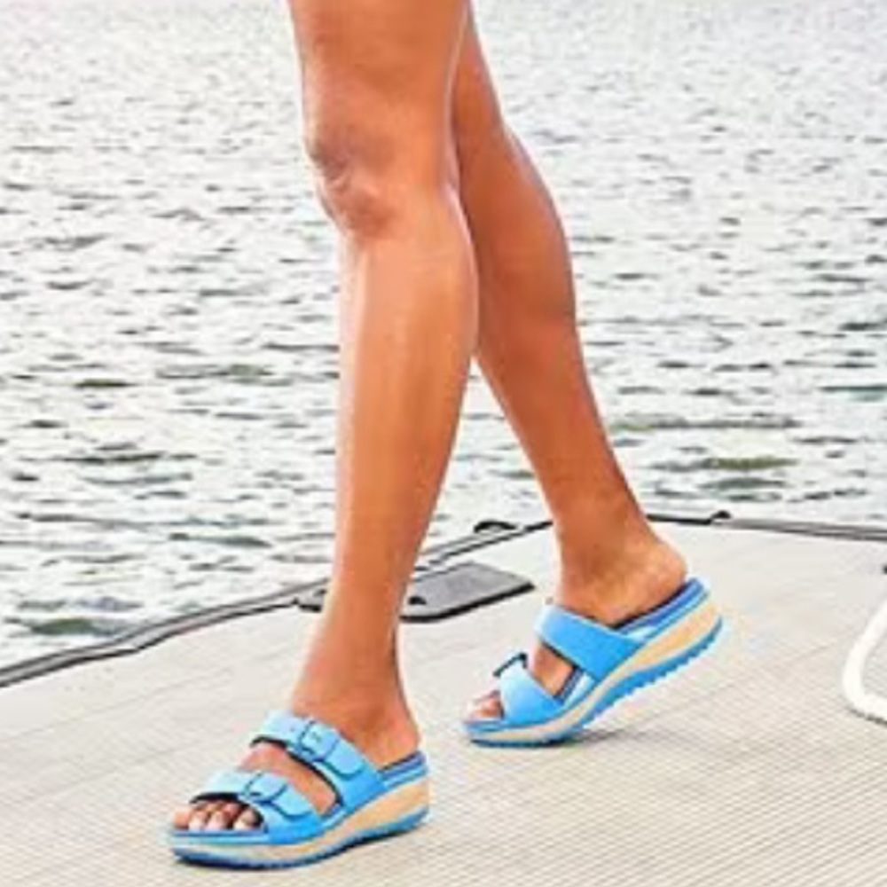 Dansko Kandi Buckle Slide Sandals. - Picture 3 of 11